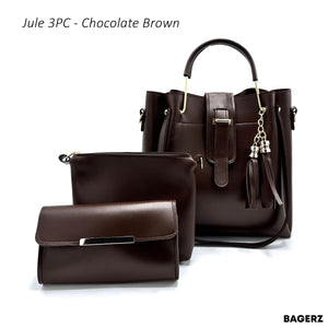 Jule 3PC - Chocolate Brown