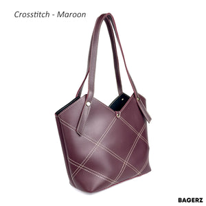 Crosstitch - Maroon