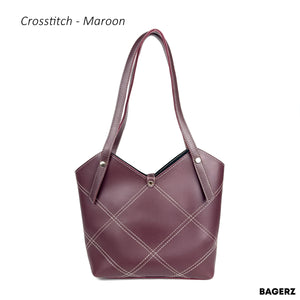Crosstitch - Maroon