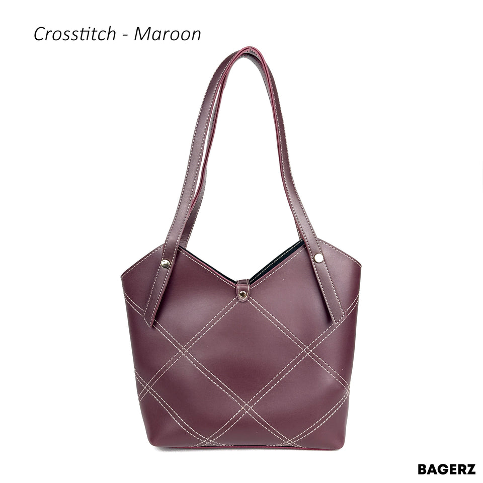 Crosstitch - Maroon