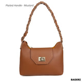Plaited Handle - Mustard Brown
