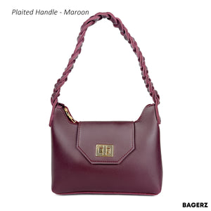 Plaited Handle - Maroon