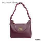 Plaited Handle - Maroon
