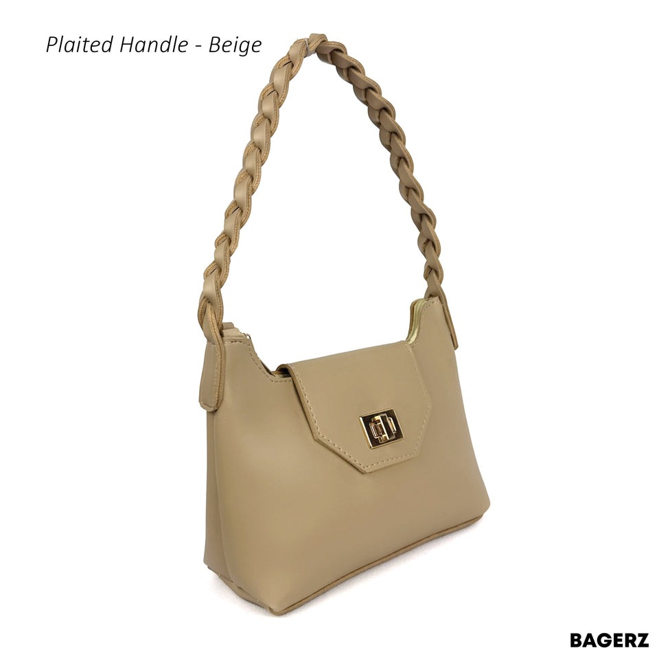 Plaited Handle - Beige